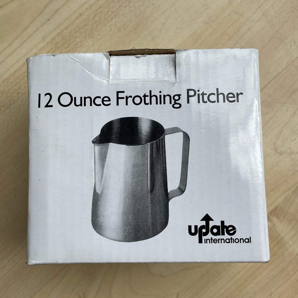 New 12 Ounce Frothing Pitcher